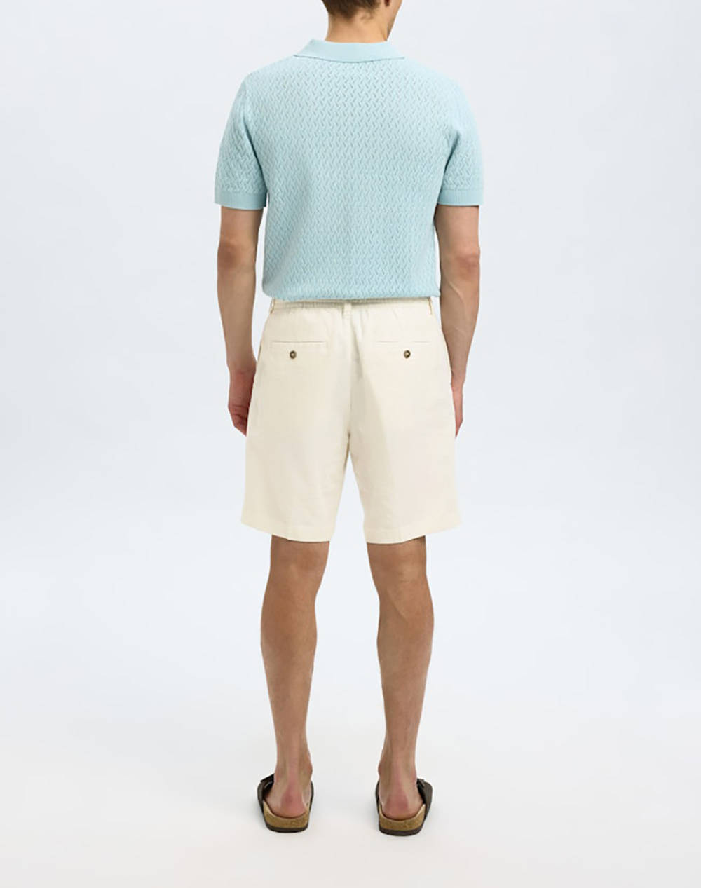 SELECTED SLHREGULAR-LEROY LINEN BLD SHORTS NOOS