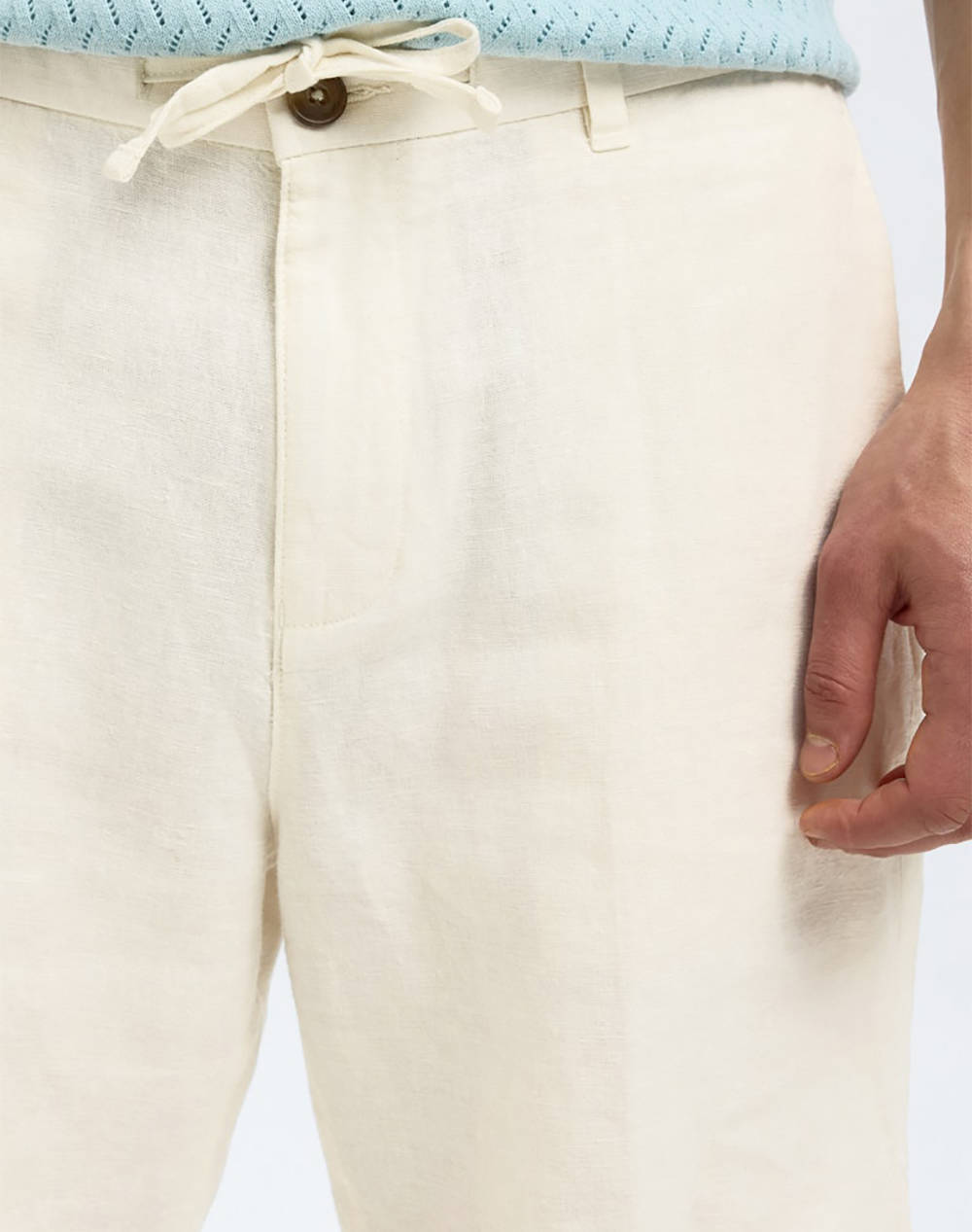 SELECTED SLHREGULAR-LEROY LINEN BLD SHORTS NOOS