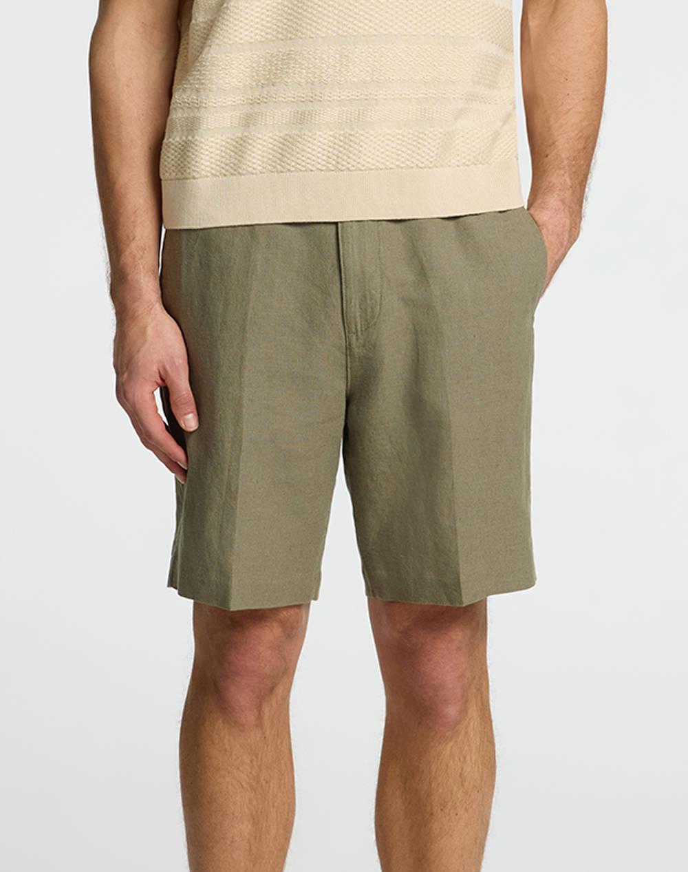 SELECTED SLHREGULAR-LEROY LINEN BLD SHORTS NOOS