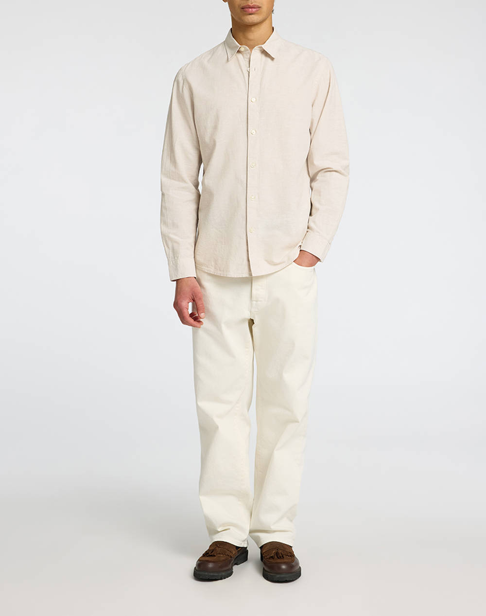 SELECETED SLHSLIM-SUN SHIRT LS NOOS