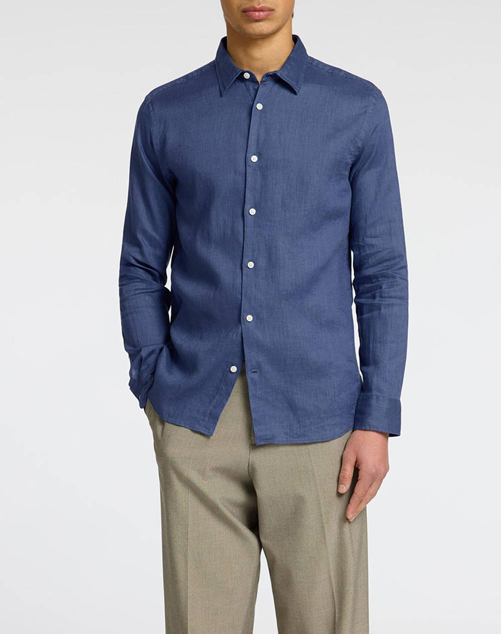 SELECTED SLHREGKYLIAN-LINEN SHIRT LS CLASSIC NOOS