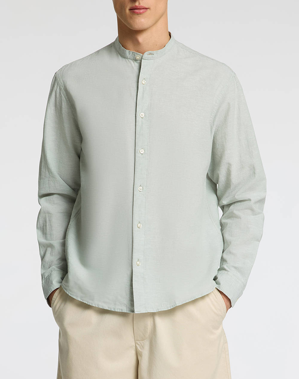 SELECTED SLHREGSUN SHIRT LS BAND