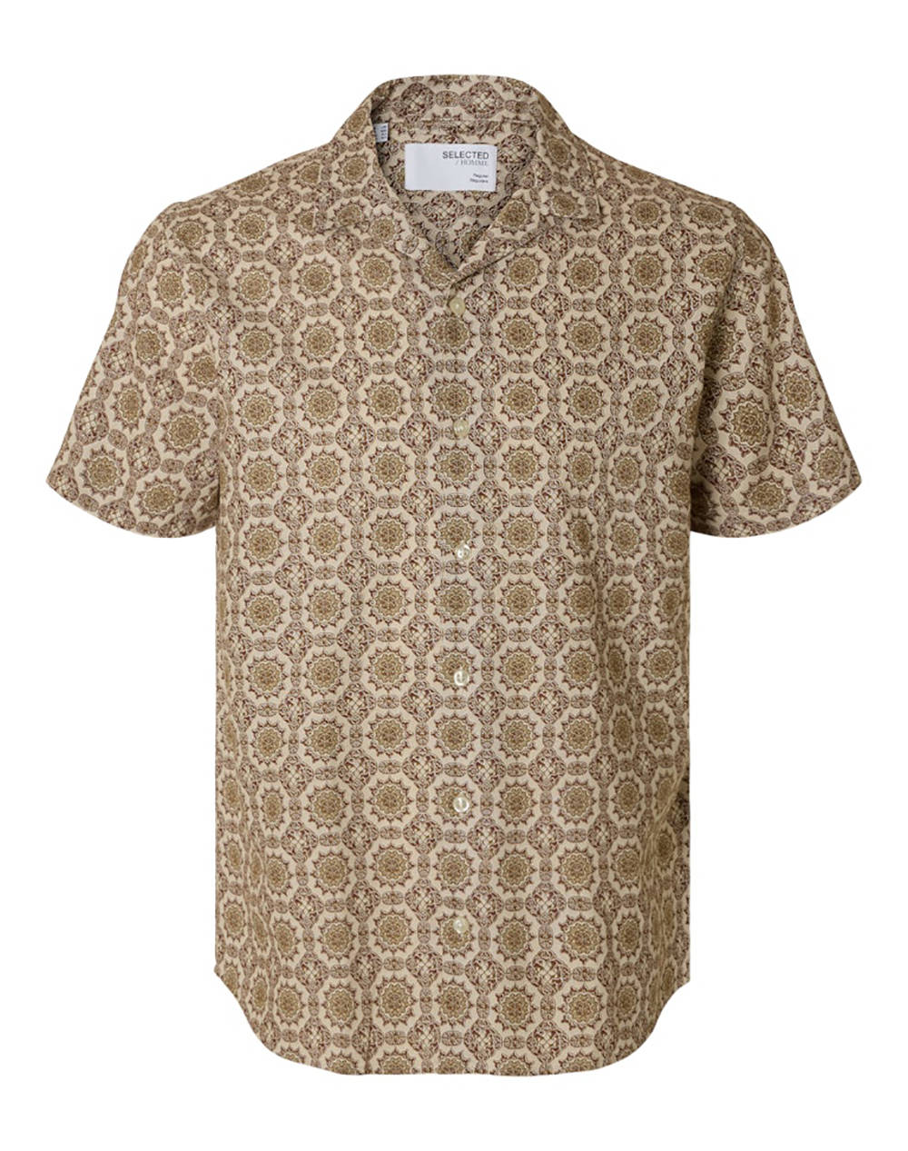 SELECTED SLHREGSUN SHIRT SS RESORT