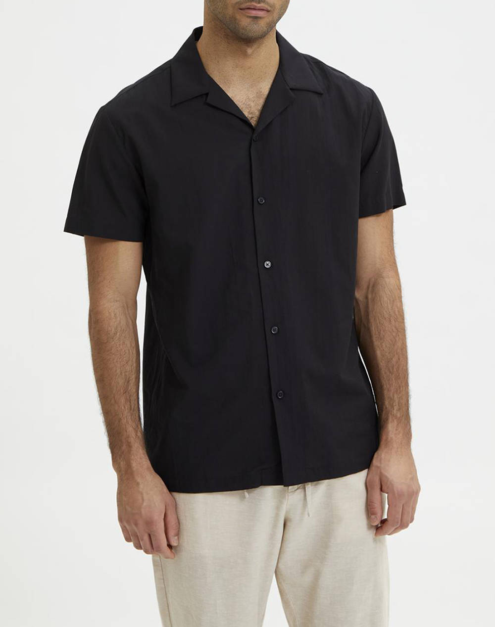 SELECTED SLHREG-AIR SHIRT SS MIX