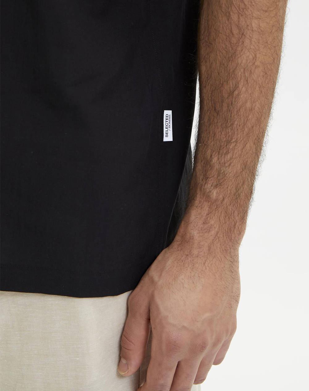SELECTED SLHREG-AIR SHIRT SS MIX