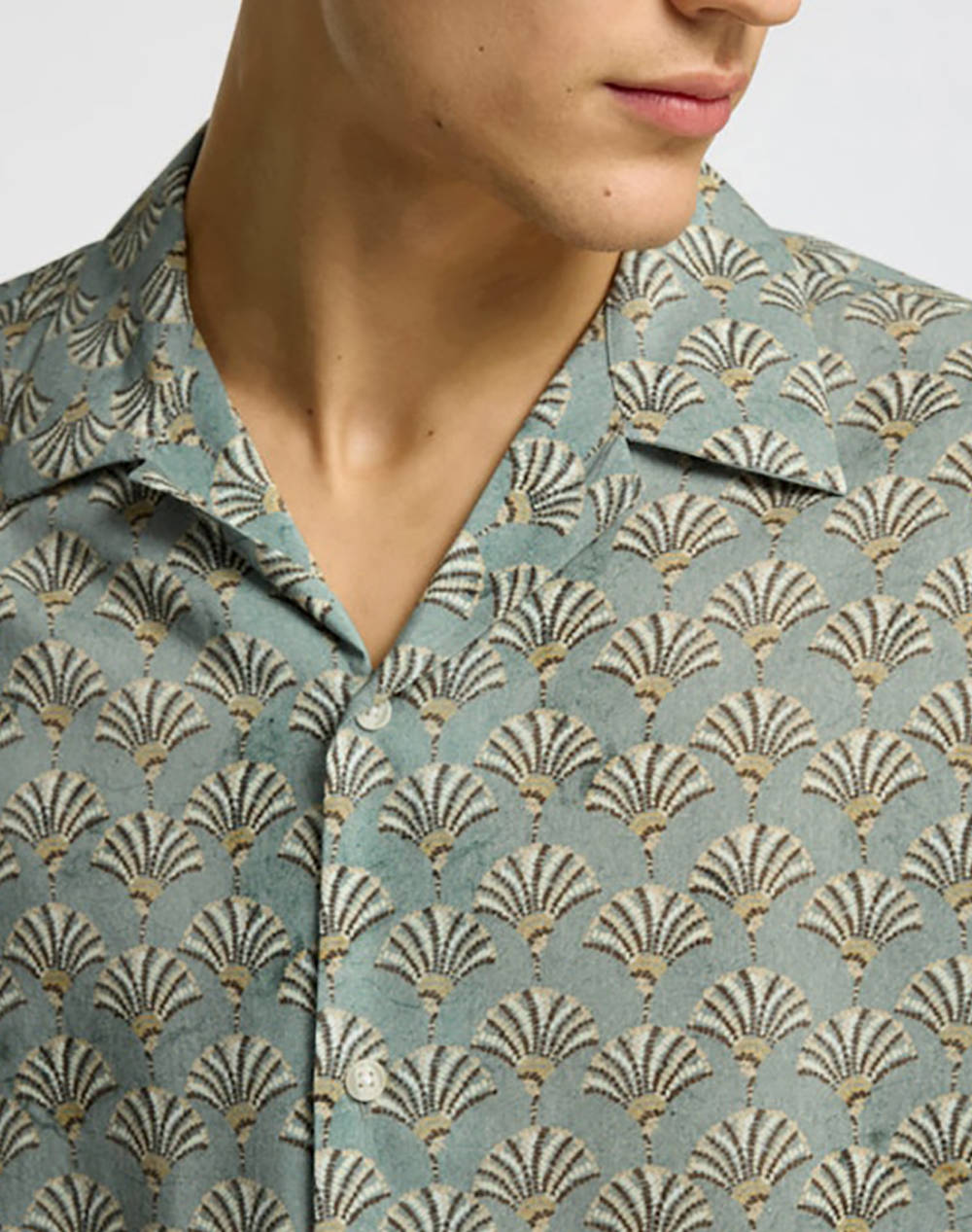 SELECTED SLHREG-AIR SHIRT SS MIX