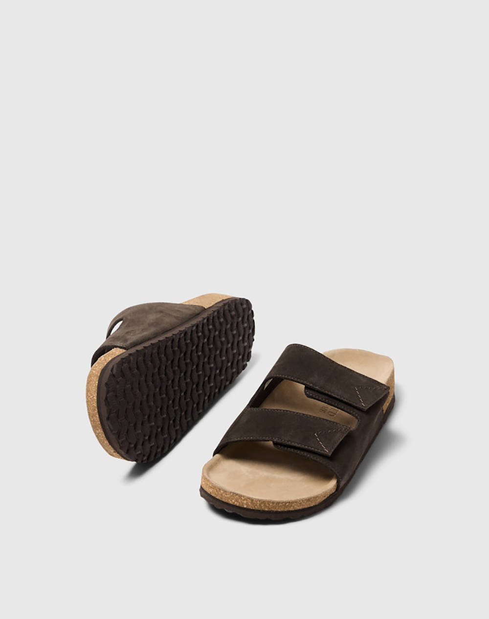 SELECTED SLHBASTIAN SUEDE STRAP SLIDER