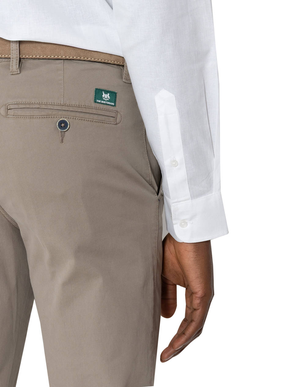 THE BOSTONIANS PANTALONI CHINOS PIQUE REGULAR FIT