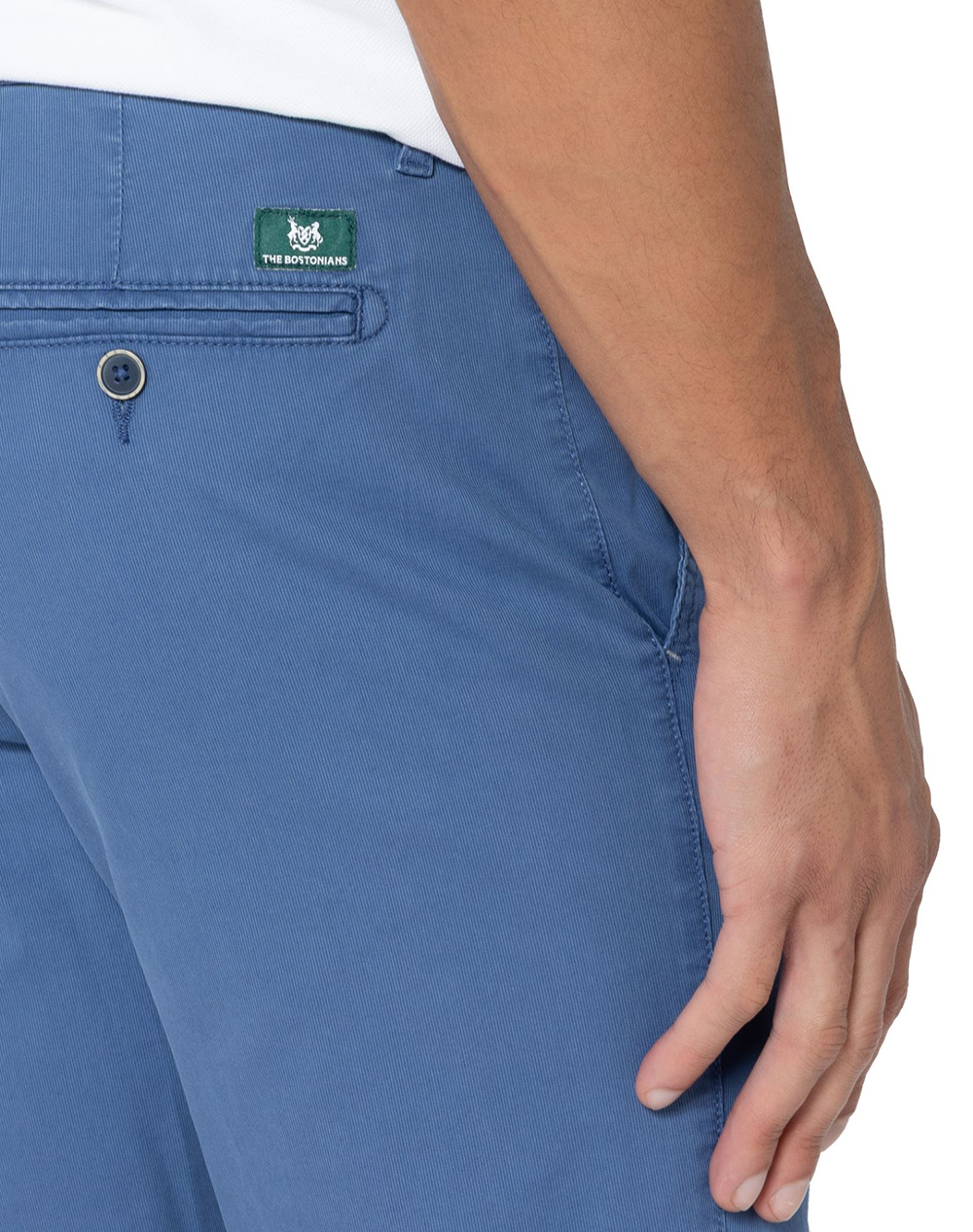 THE BOSTONIANS PANTALONI CHINOS PIQUE REGULAR FIT