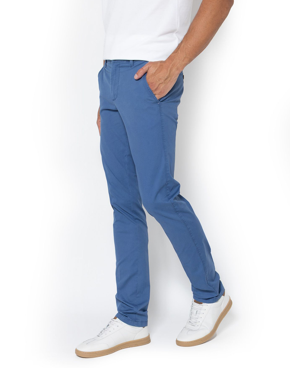 THE BOSTONIANS PANTALONI CHINOS PIQUE REGULAR FIT