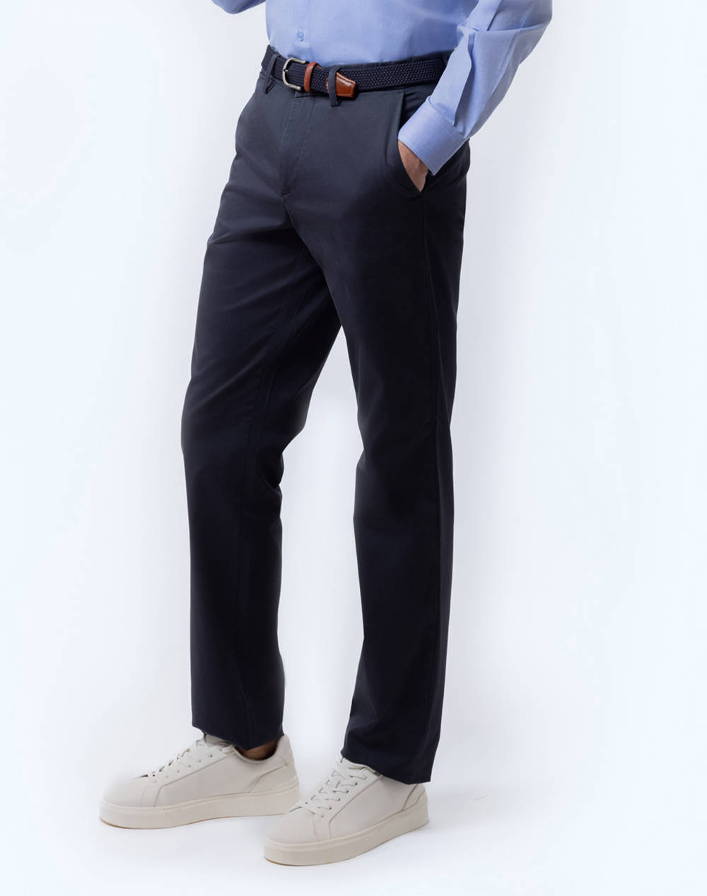 BOSTONIANS PANTALONI CHINOS CAPARTINA SATIN REGULAR