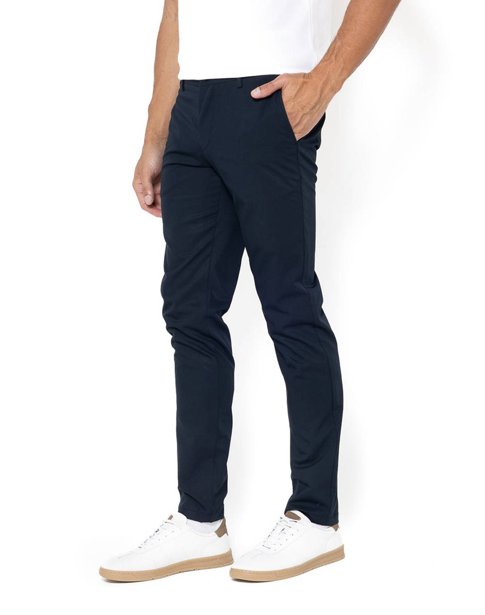 THE BOSTONIANS PANTALONI CHINOS POPLIN REGULAR FIT