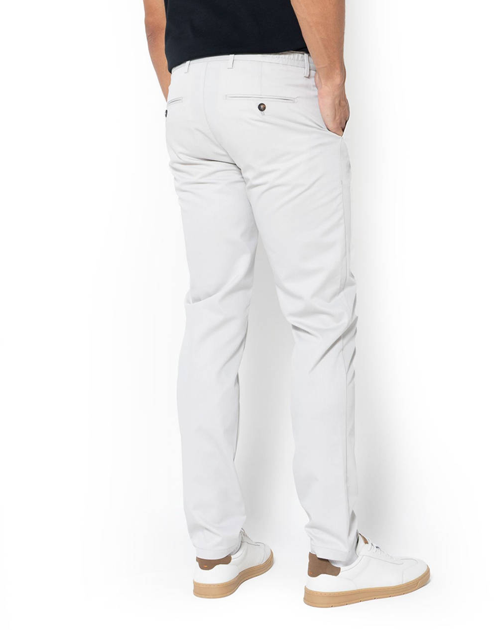 THE BOSTONIANS PANTALONI CHINOS POPLIN REGULAR FIT