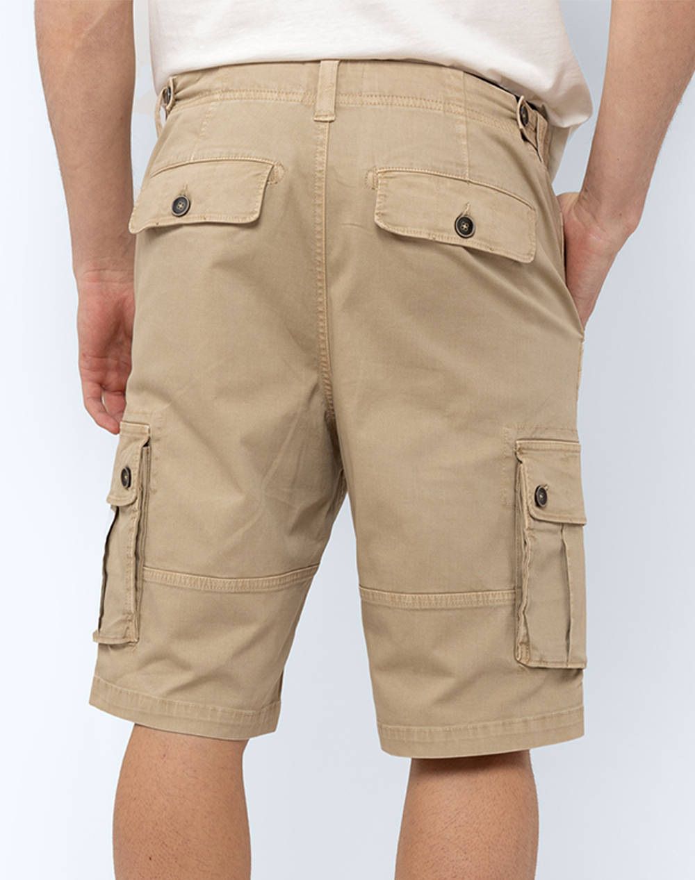 THE BOSTONIANS PANTALONI SCURTI CARGO REGULAR FIT