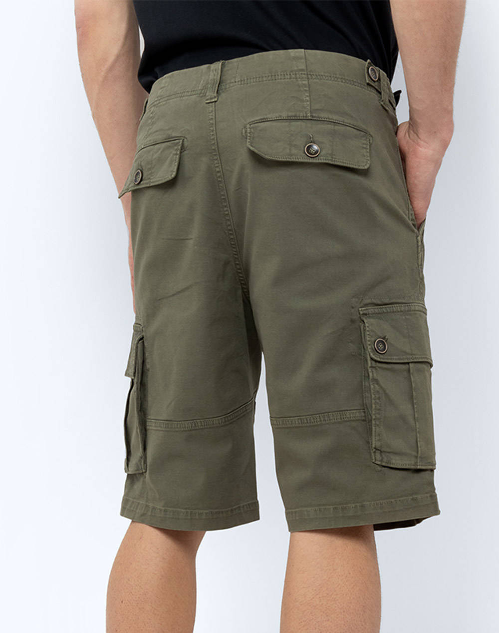 THE BOSTONIANS PANTALONI SCURTI CARGO REGULAR FIT