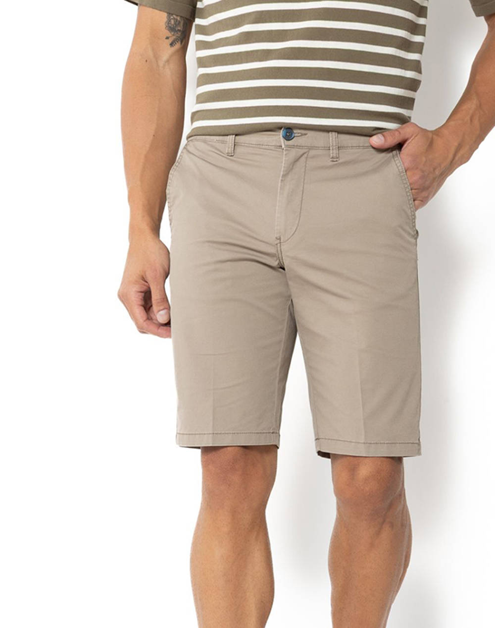 THE BOSTONIANS BERMUDE CHINOS TWILL