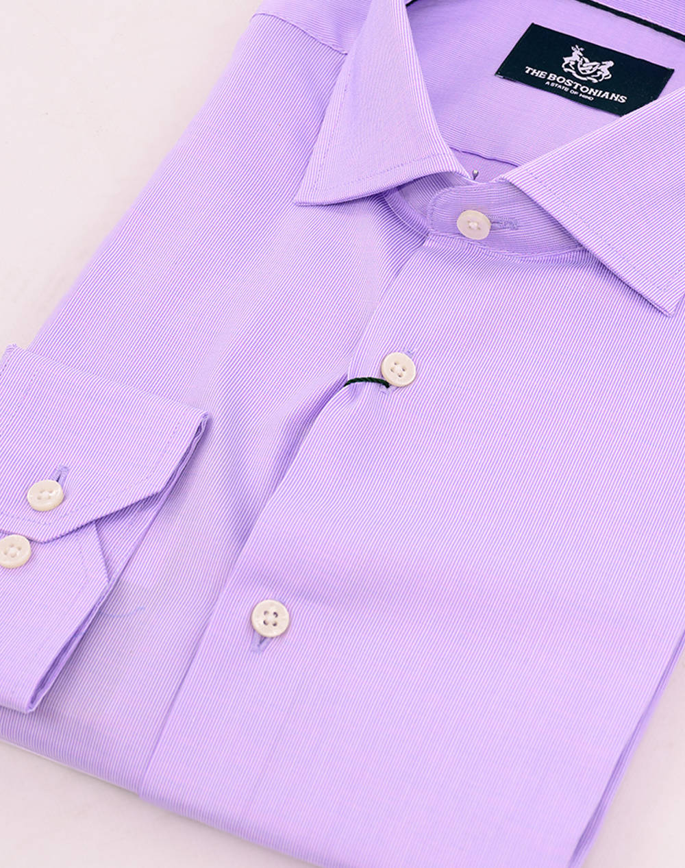 THE BOSTONIANS CAMASA ACORN CUSTOM FIT Stripe POPLIN Semi-rex Custom FIT