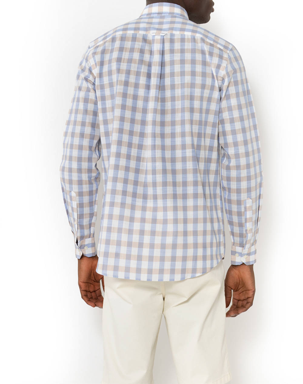 THE BOSTONIANS CAMASA MAVERICK REGULAR FIT MedCheck SLUB Button-down Regular fit