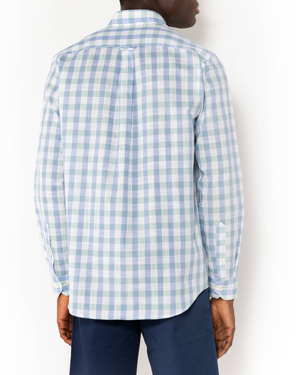 THE BOSTONIANS CAMASA MAVERICK REGULAR FIT MedCheck SLUB Button-down Regular fit