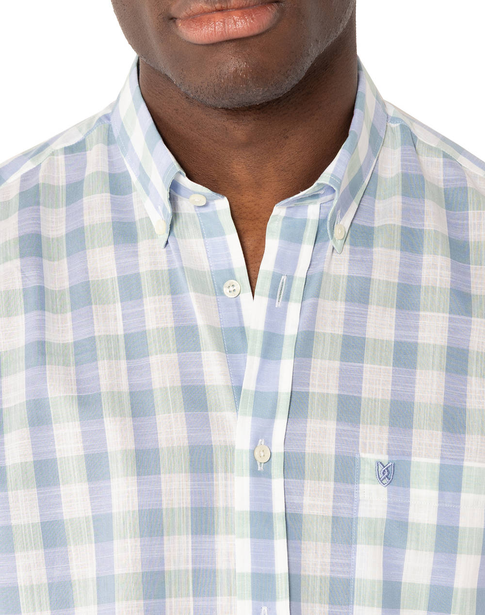 THE BOSTONIANS CAMASA MAVERICK REGULAR FIT MedCheck SLUB Button-down Regular fit