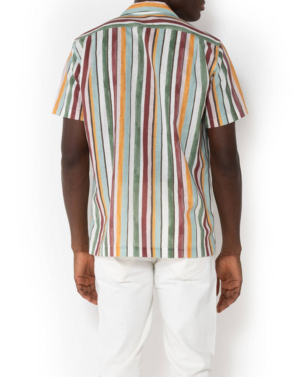 THE BOSTONIANS CAMASA CHARLES IN BUMBAC CUSTOM Print LINEN COTTON Bayron Custom FIT