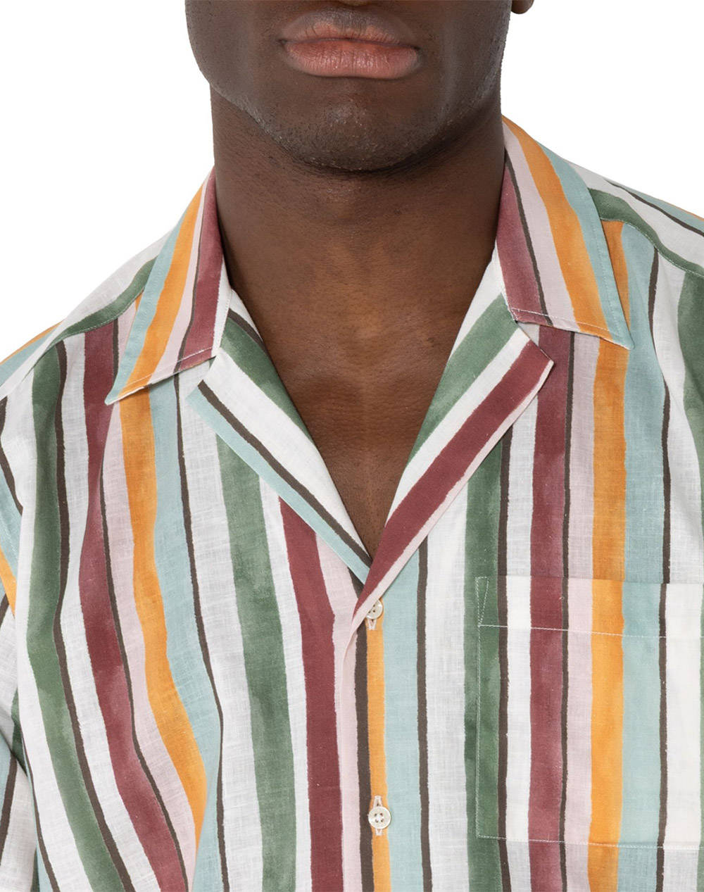 THE BOSTONIANS CAMASA CHARLES IN BUMBAC CUSTOM Print LINEN COTTON Bayron Custom FIT