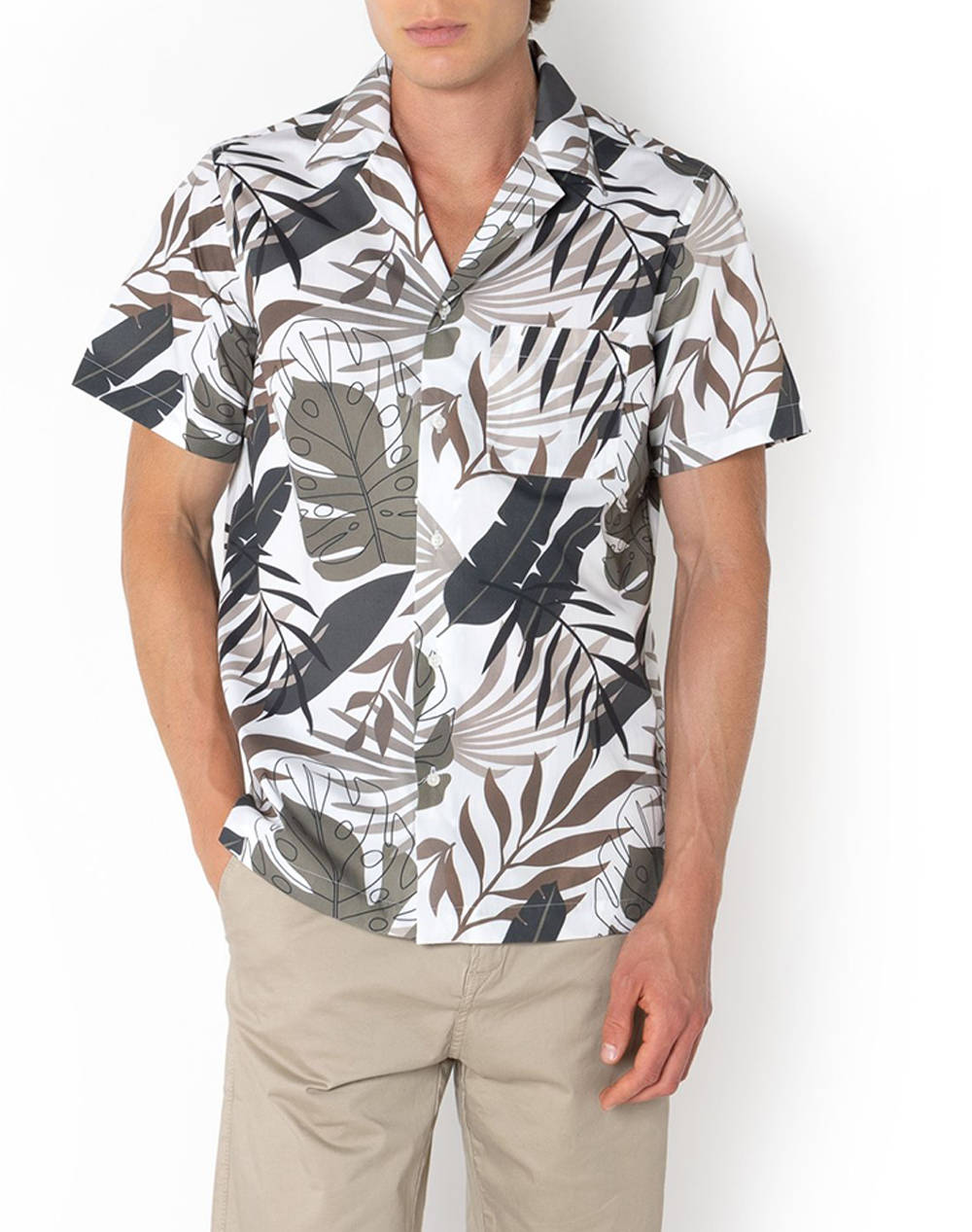 THE BOSTONIANS CAMASA CHARLES CUSTOM FIT Print POPLIN Bayron Custom FIT