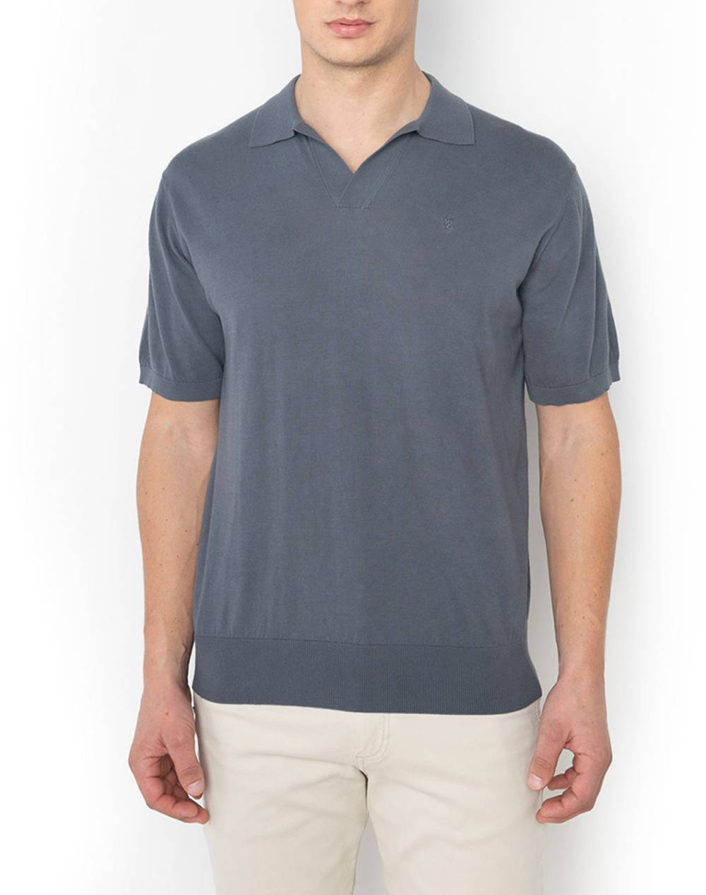 THE BOSTONIANS BLUZA POLO TRICOTATA REGULAR FIT