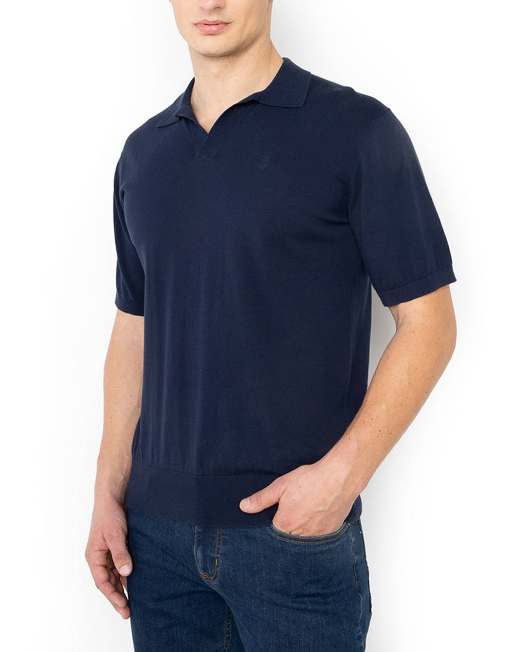 THE BOSTONIANS BLUZA POLO TRICOTATA REGULAR FIT