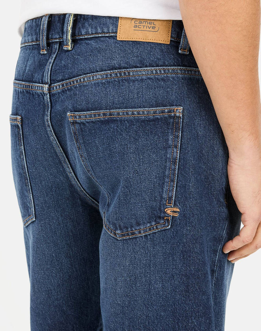 CAMEL BERMUDE DENIM Loose