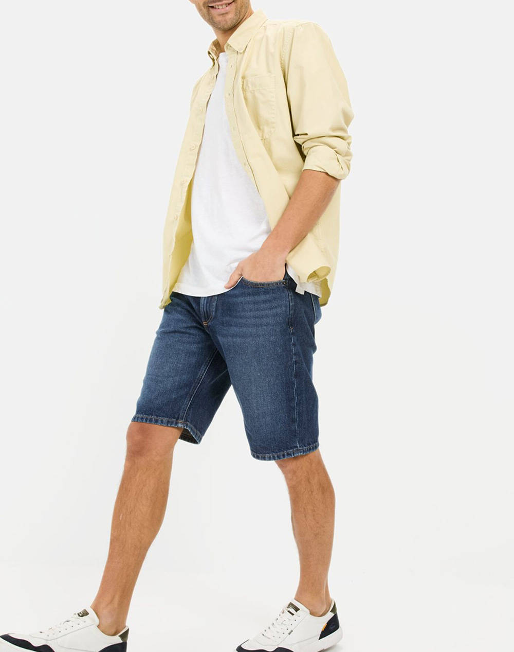 CAMEL BERMUDE DENIM Loose
