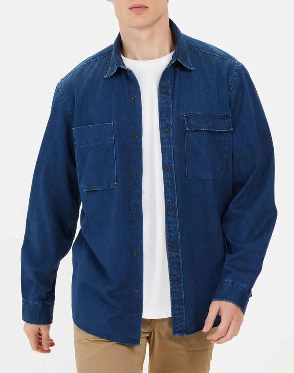 CAMEL CAMASA Μ.Μ denim 2pocket+flaps
