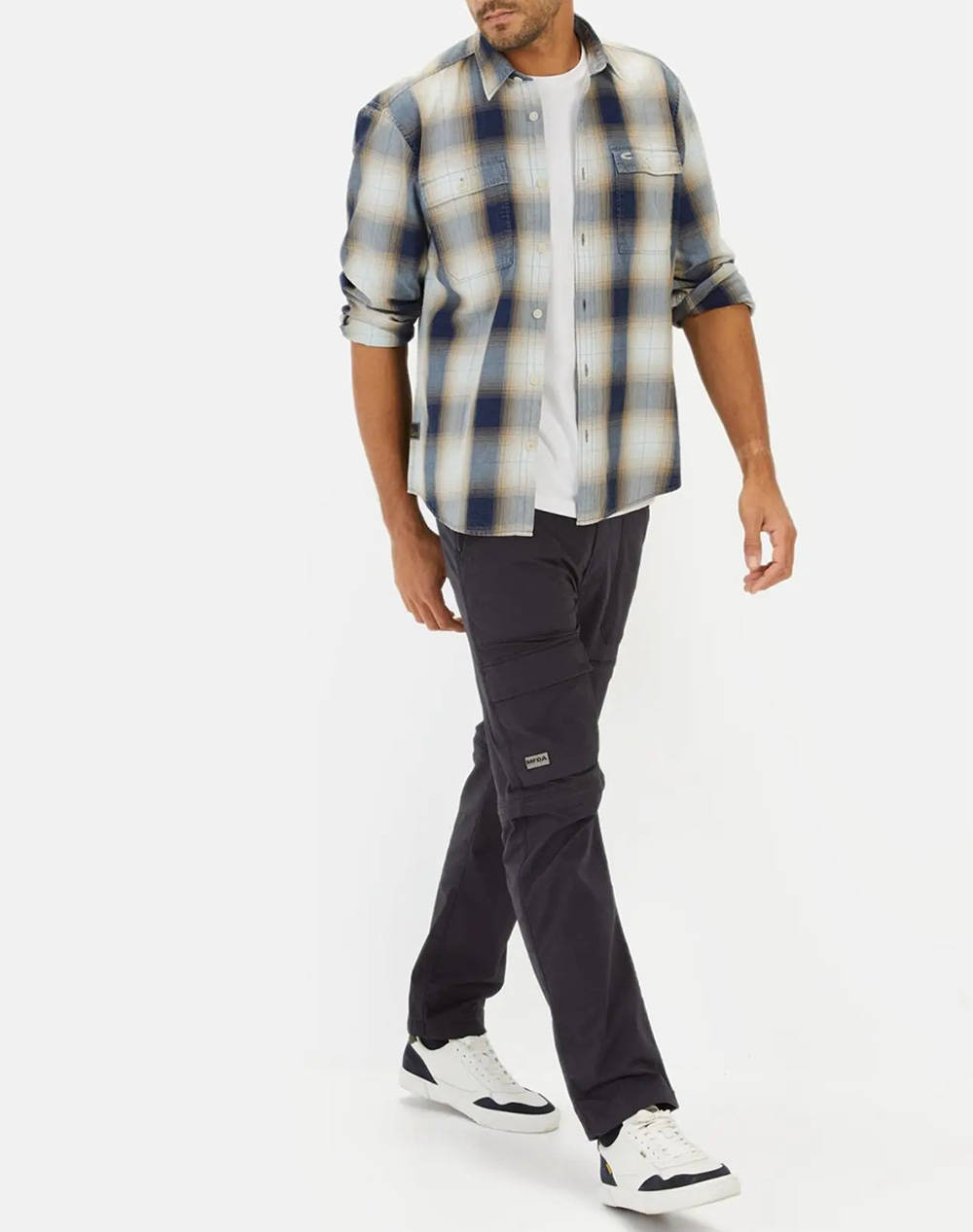 CAMEL ACTIVE CAMASA Μ.Μ checked 2Pocket+flaps
