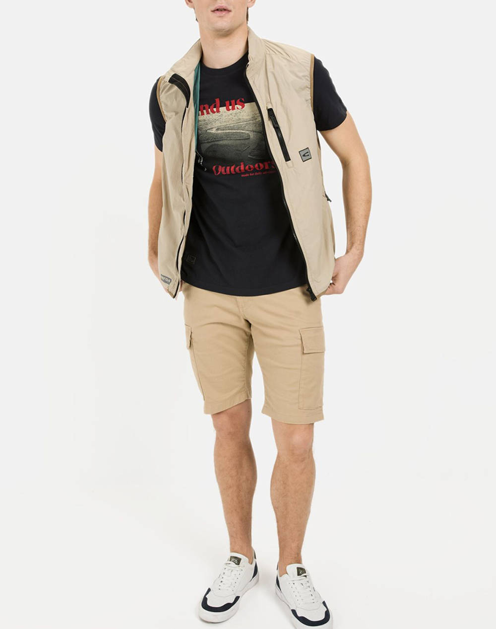 CAMEL T-SHIRT Κ.Μ. Print