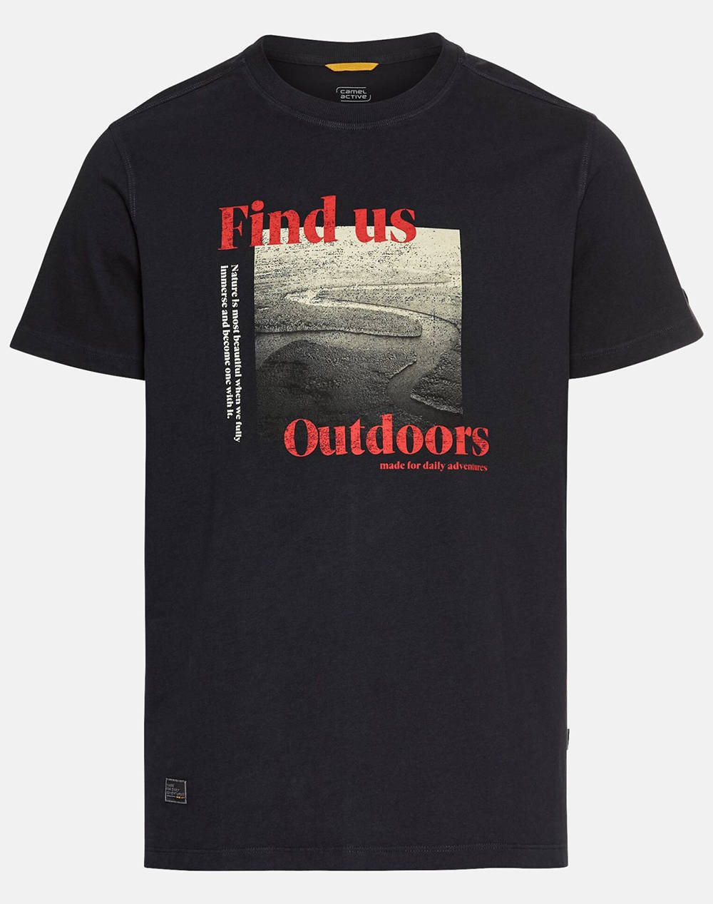 CAMEL T-SHIRT Κ.Μ. Print