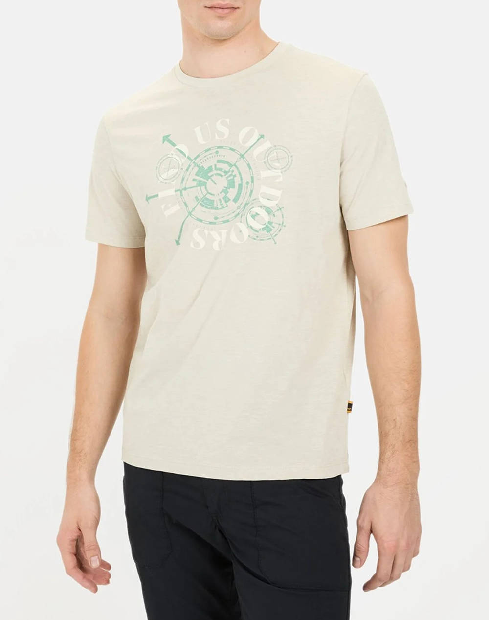 CAMEL T-SHIRT Κ.Μ. Print