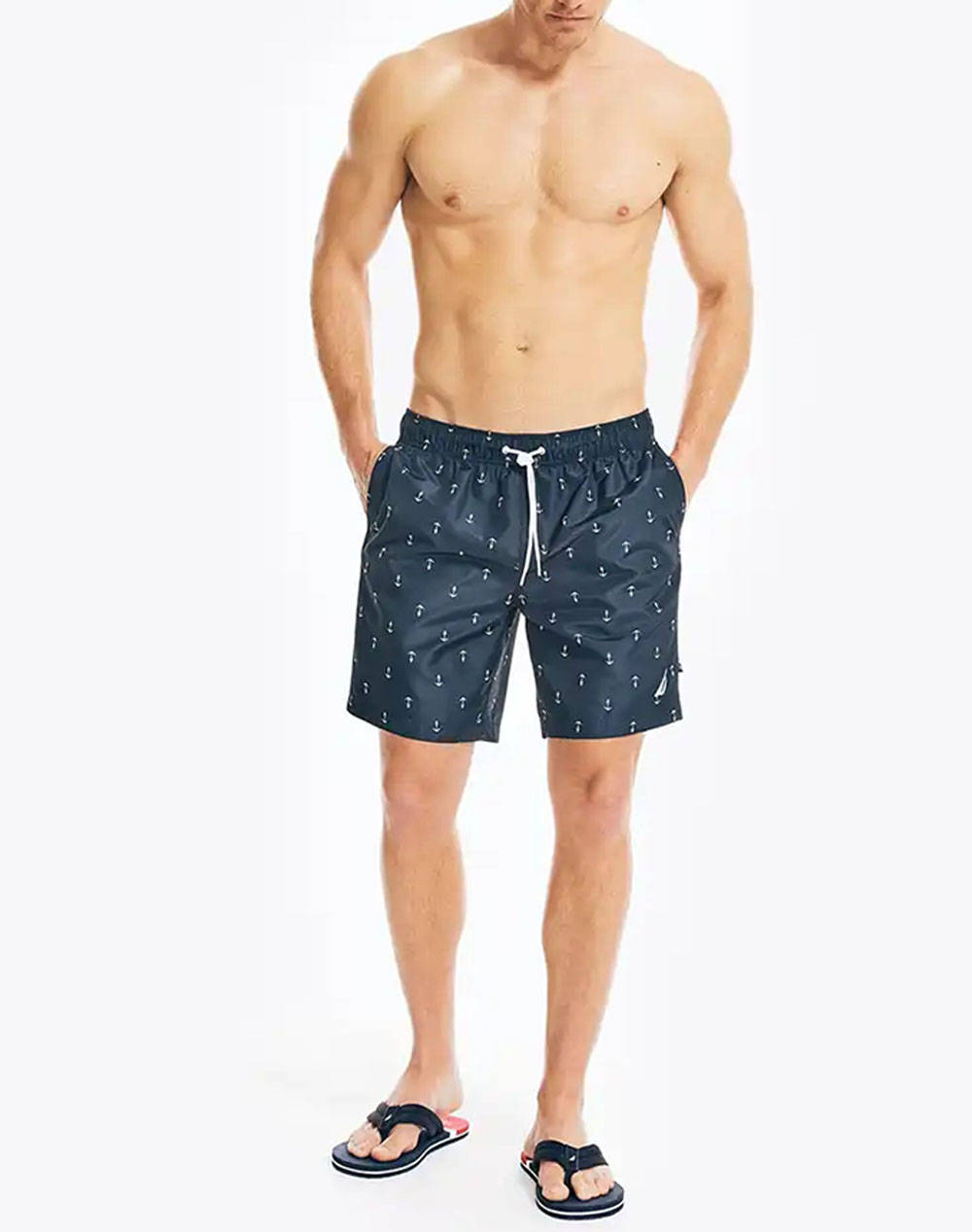 NAUTICA COSTUM DE BAIE NON MACYS ANCHOR PRINT