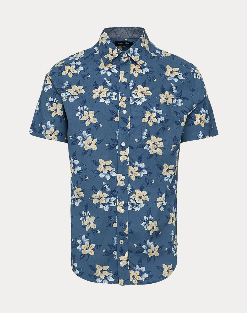 NAUTICA CAMASA KM SUS.S/S CHAMBRAY PRINT