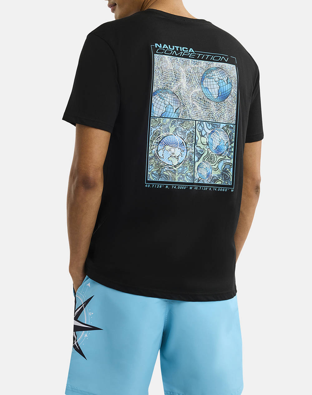 NAUTICA BLUZA T-SHIRT KM Barna T-Shirt