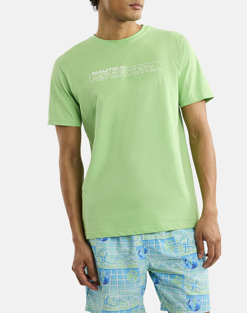 NAUTICA BLUZA T-SHIRT KM Barna T-Shirt