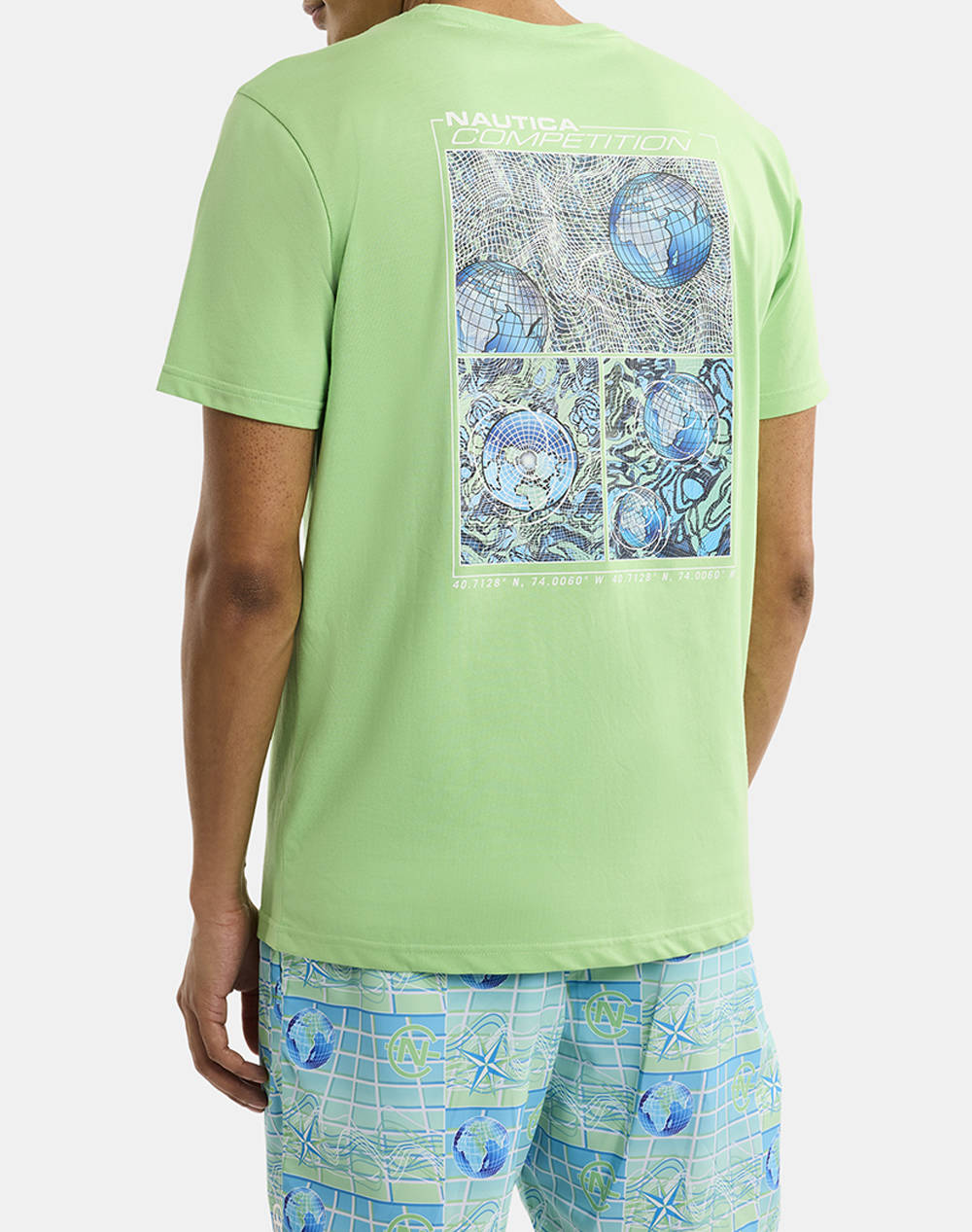 NAUTICA BLUZA T-SHIRT KM Barna T-Shirt
