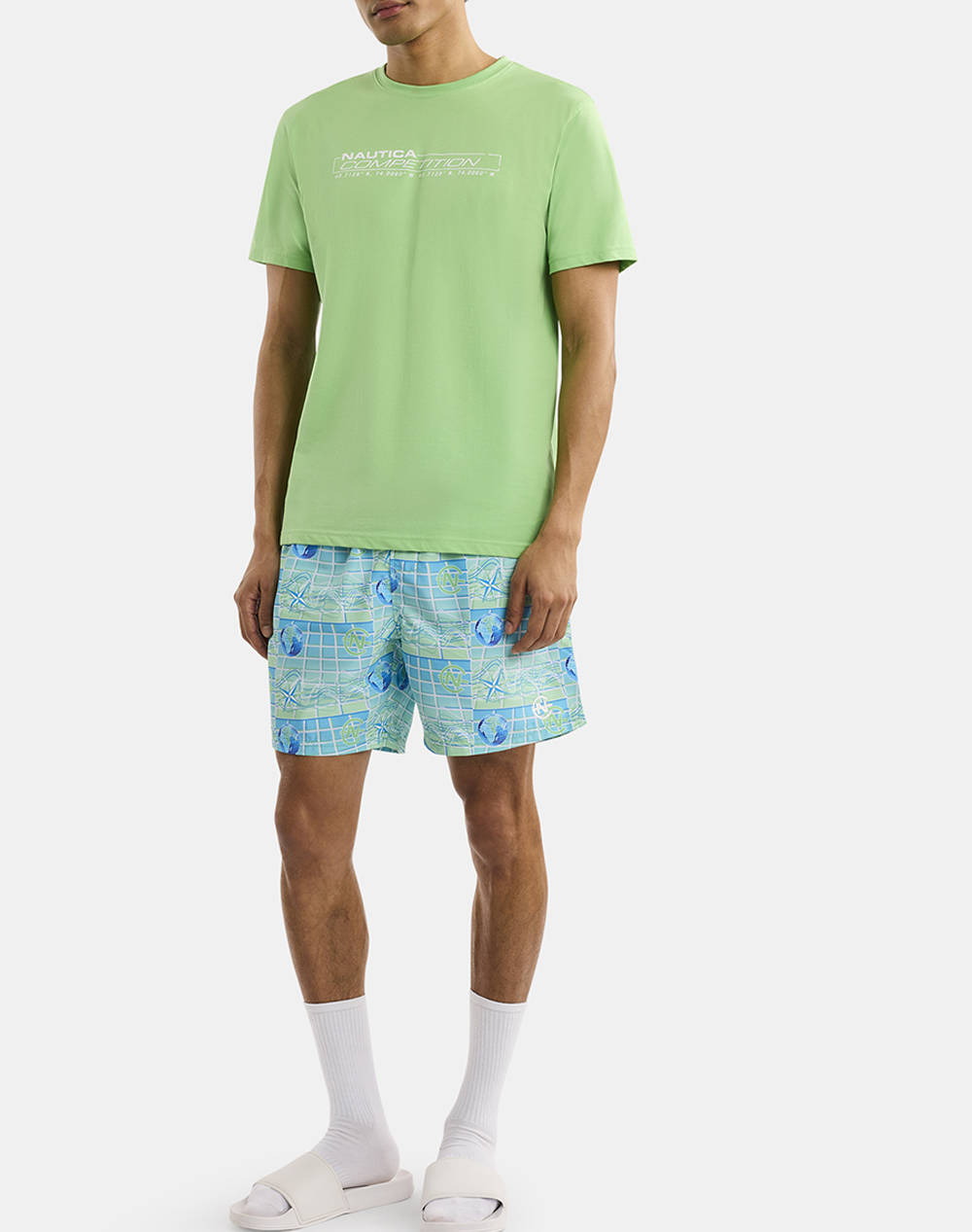 NAUTICA BLUZA T-SHIRT KM Barna T-Shirt