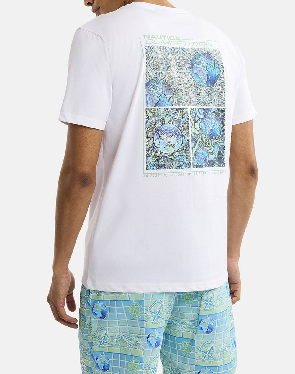 NAUTICA BLUZA T-SHIRT KM Barna T-Shirt
