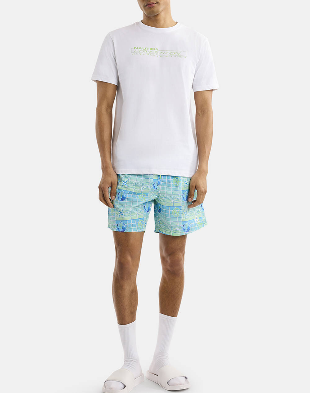 NAUTICA BLUZA T-SHIRT KM Barna T-Shirt