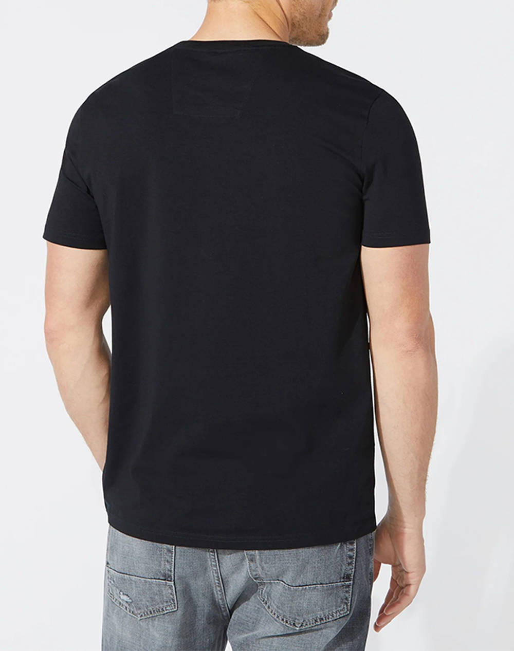 NAUTICA BLUZA T-SHIRT ΚΜSS ANCHOR POCKET TEE