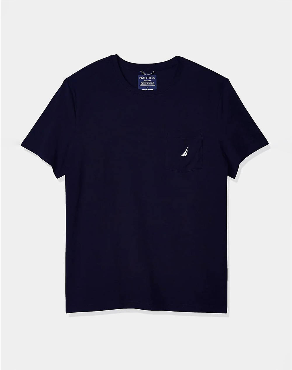 NAUTICA BLUZA T-SHIRT ΚΜSS ANCHOR POCKET TEE