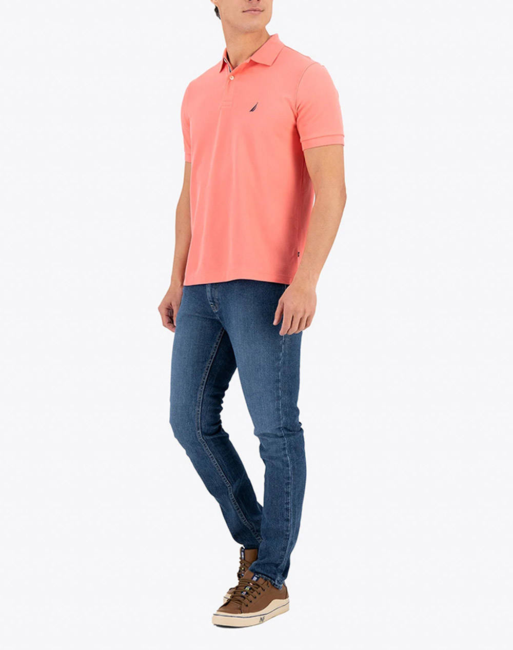 NAUTICA BLUZA POLO ΚΜSS FCA CLASSIC FIT DECK POLO
