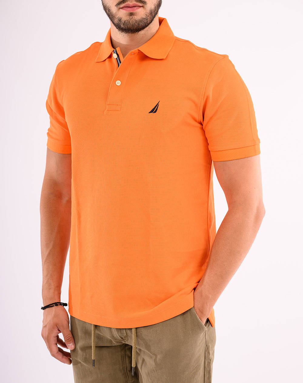 NAUTICA BLUZA POLO ΚΜSS FCA CLASSIC FIT DECK POLO