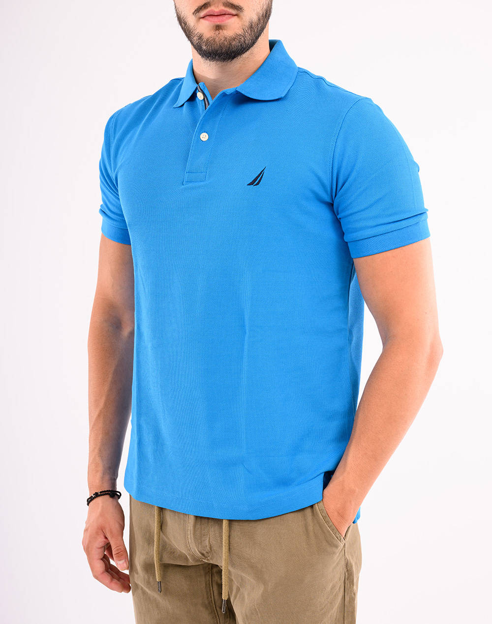 NAUTICA BLUZA POLO ΚΜSS FCA CLASSIC FIT DECK POLO