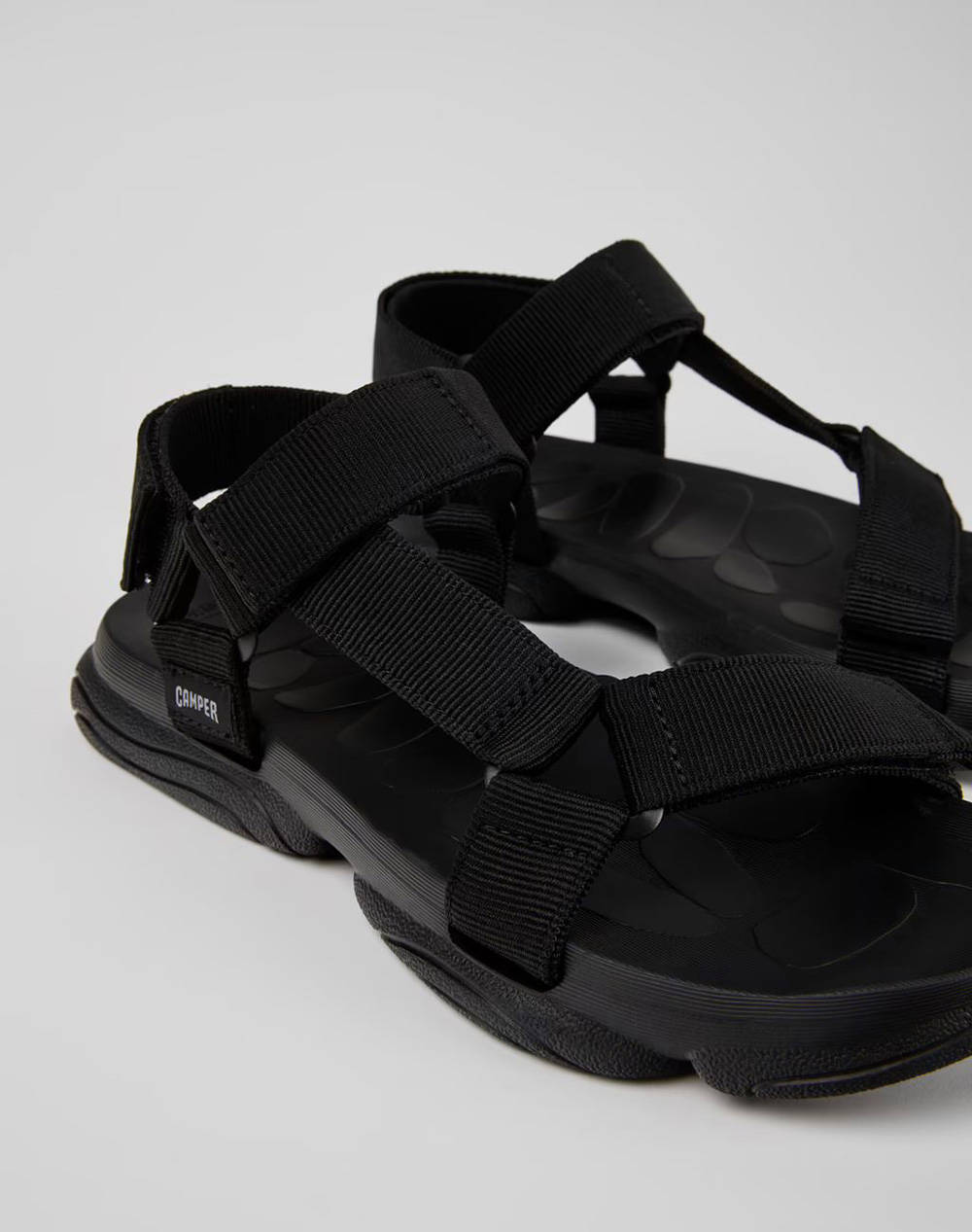 CAMPER Webbing Negro/Karst Sandal Ry Negro